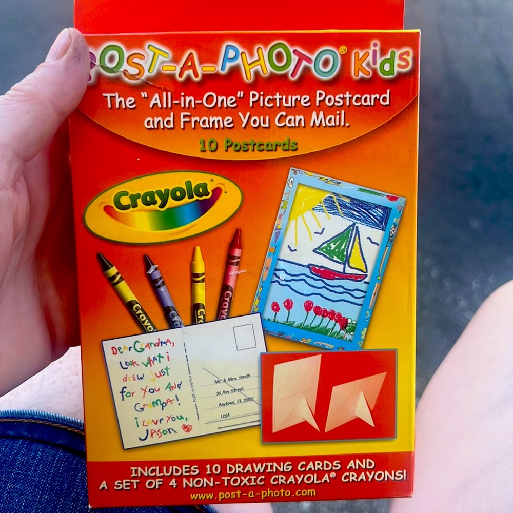 New post a photo kids by Crayola
